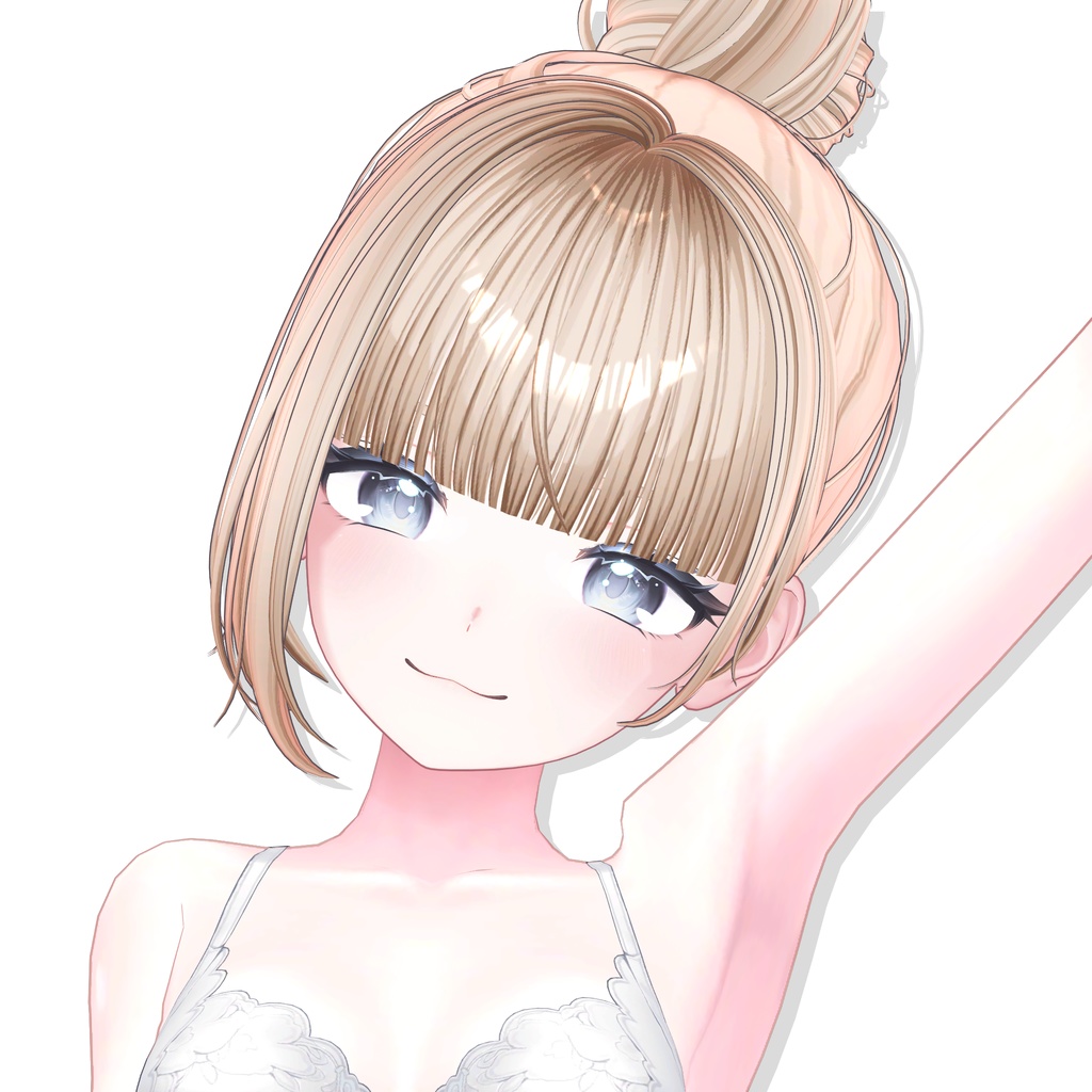 【14アバター対応】 Casual Pencil Bun✏