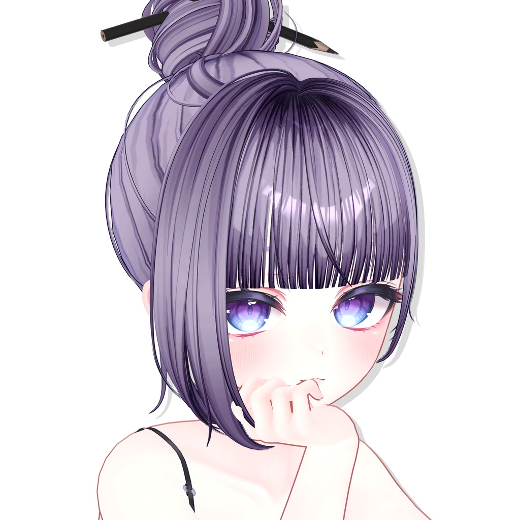 【14アバター対応】 Casual Pencil Bun✏