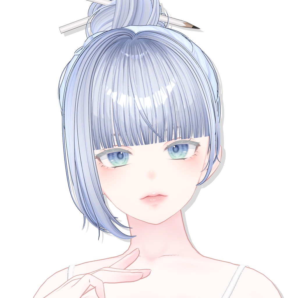 【14アバター対応】 Casual Pencil Bun✏