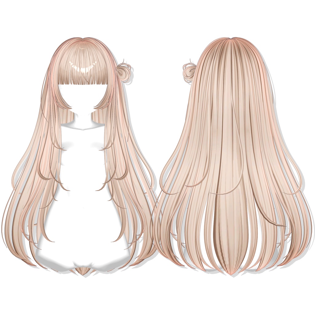 【14アバター対応】 Mori Long Hair