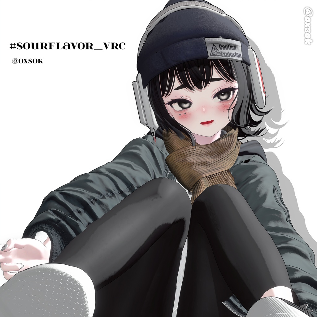 【12アバター対応】 Natural Bob Hair