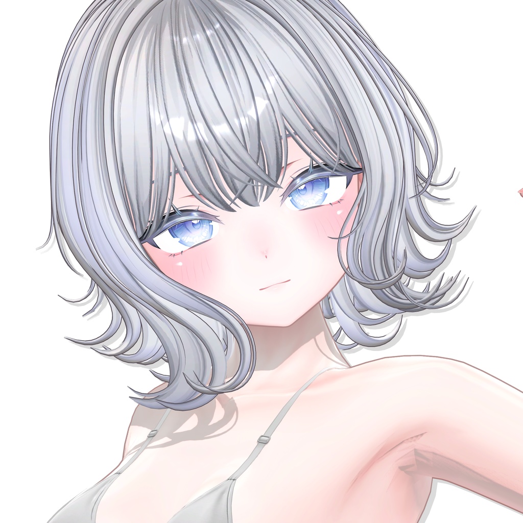 【12アバター対応】 Natural Bob Hair