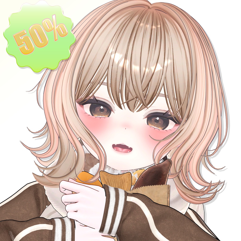 ✨10k Follower SALE✨【12アバター対応】 Natural Bob Hair