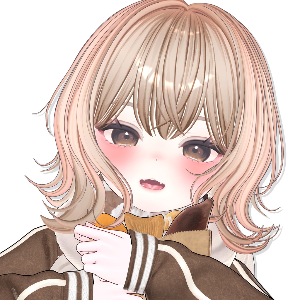 【12アバター対応】 Natural Bob Hair