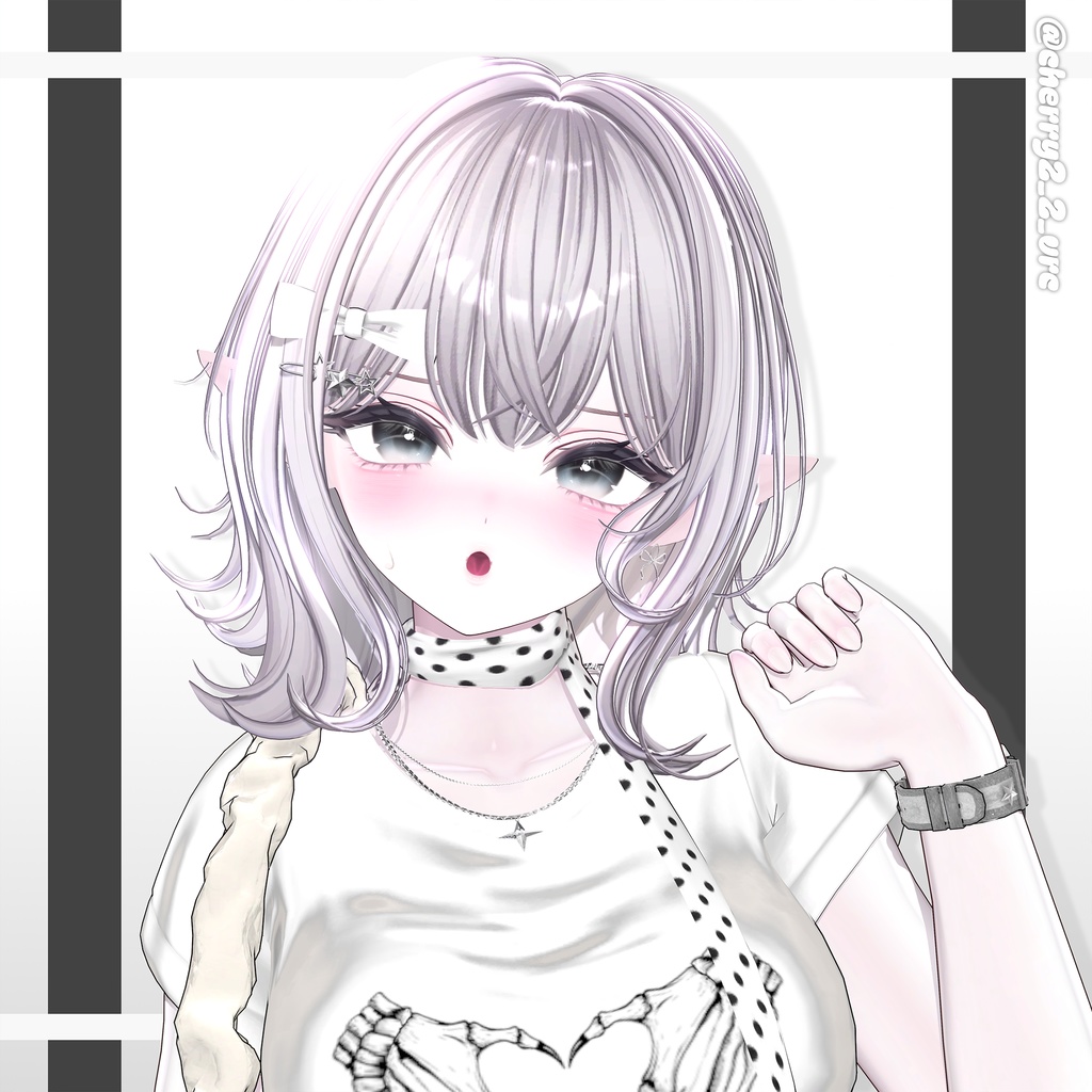 【12アバター対応】 Natural Bob Hair