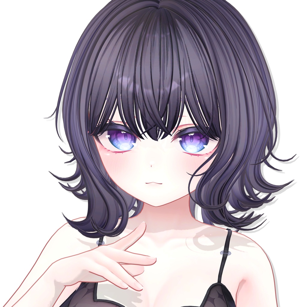 【12アバター対応】 Natural Bob Hair