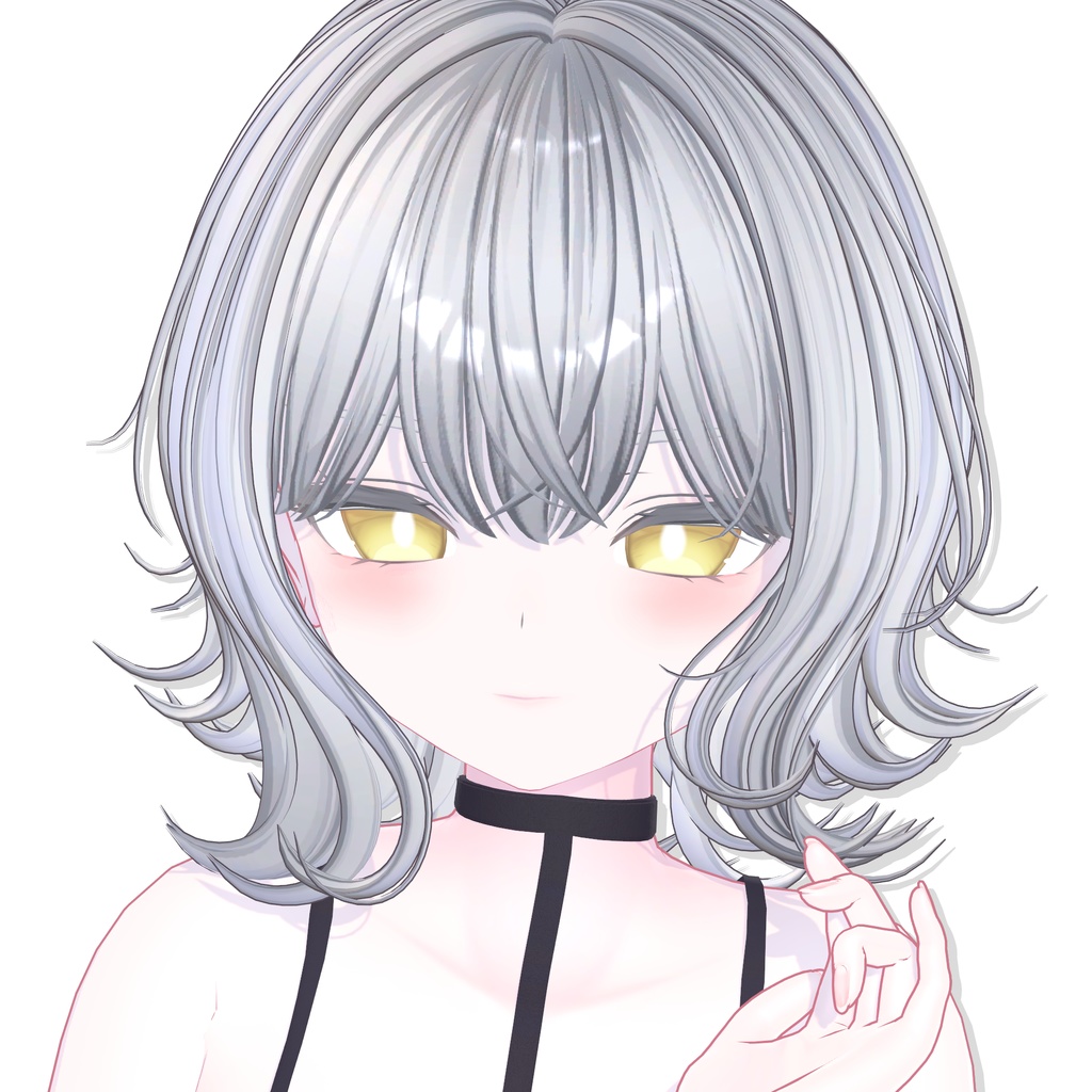 【12アバター対応】 Natural Bob Hair