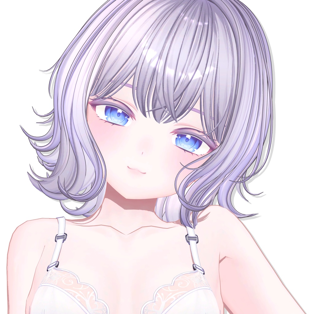 【12アバター対応】 Natural Bob Hair