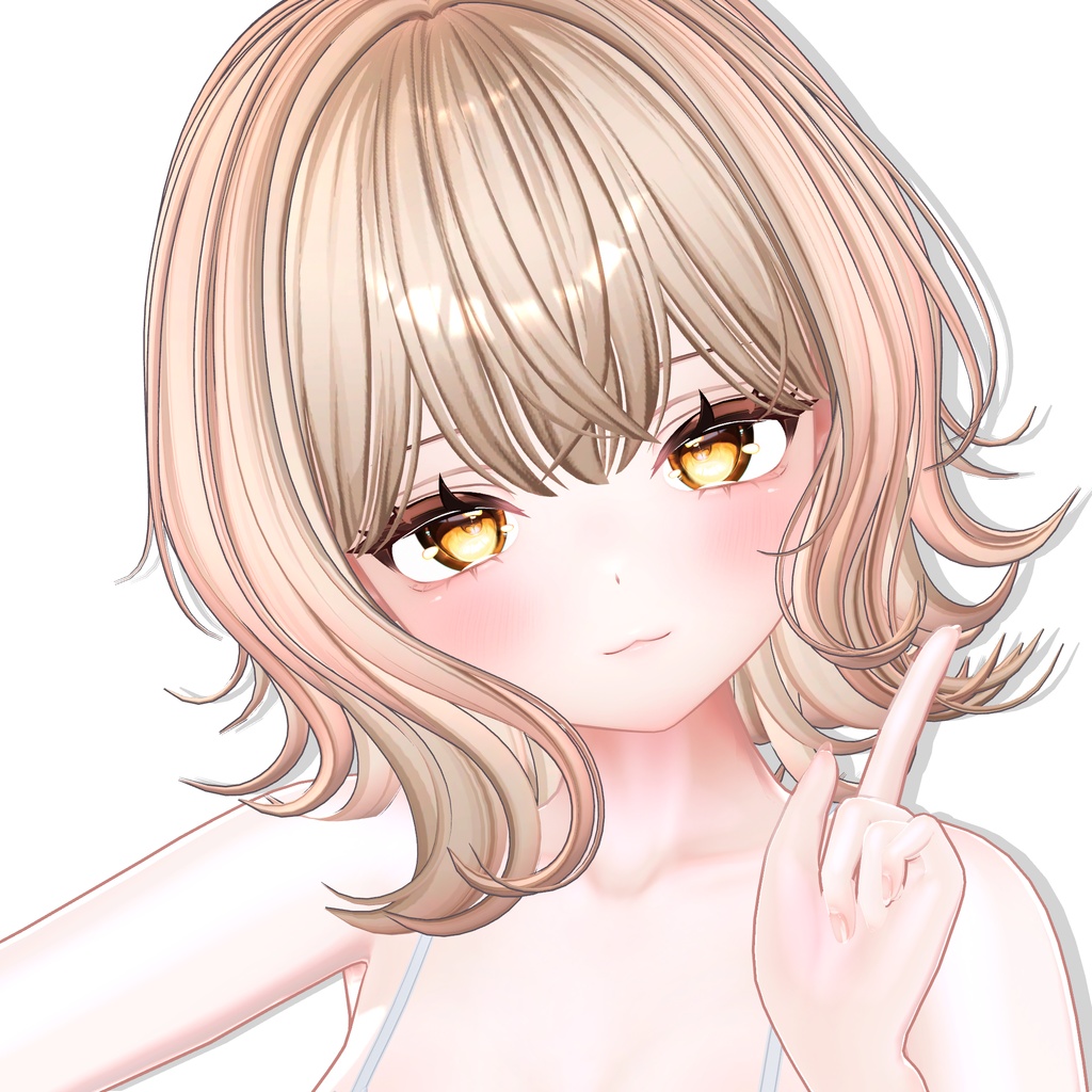 【13アバター対応】 Natural Bob Hair