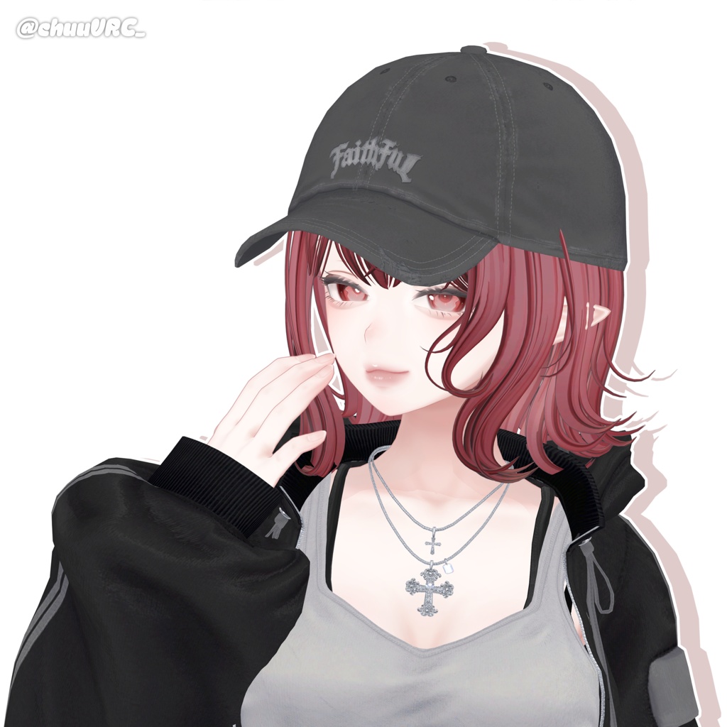 【12アバター対応】 Natural Bob Hair