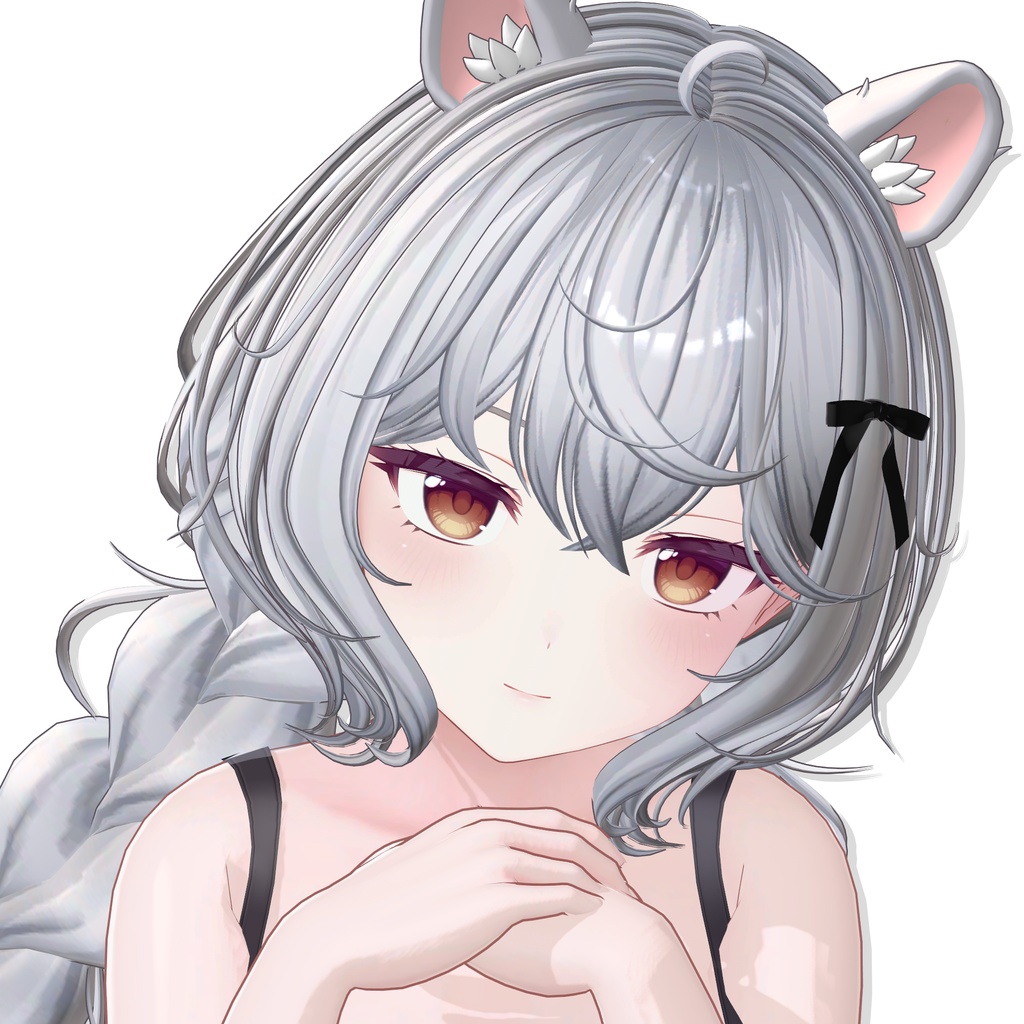 【12アバター対応】 Fluffy Braid Hair