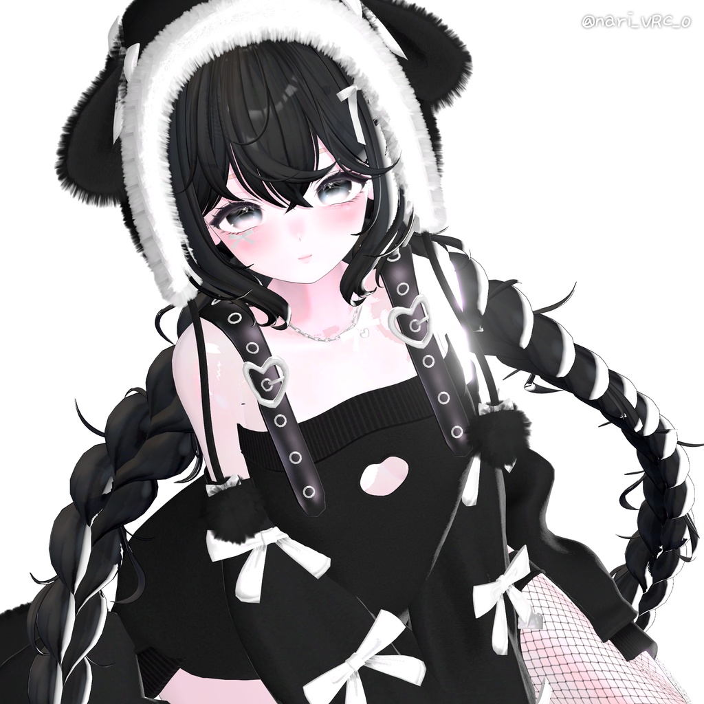 【12アバター対応】 Fluffy Braid Hair