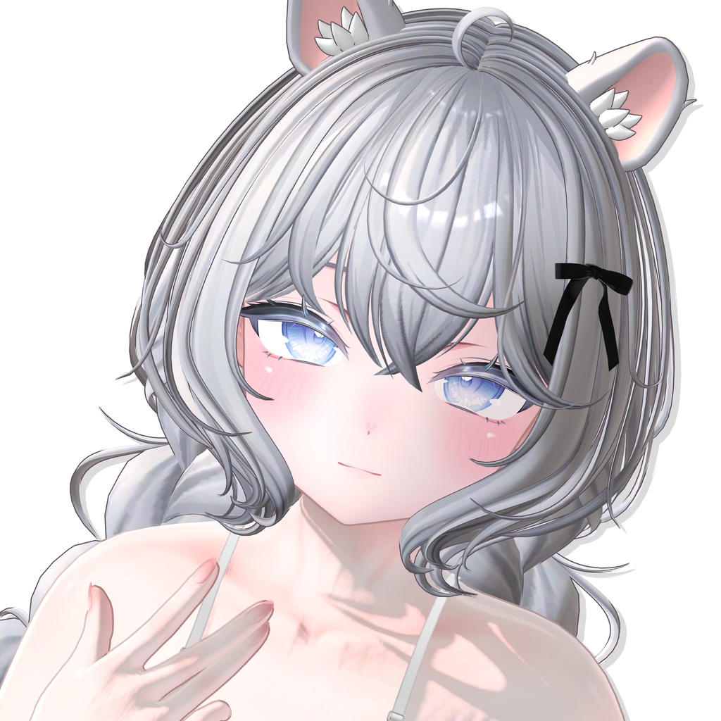 【12アバター対応】 Fluffy Braid Hair