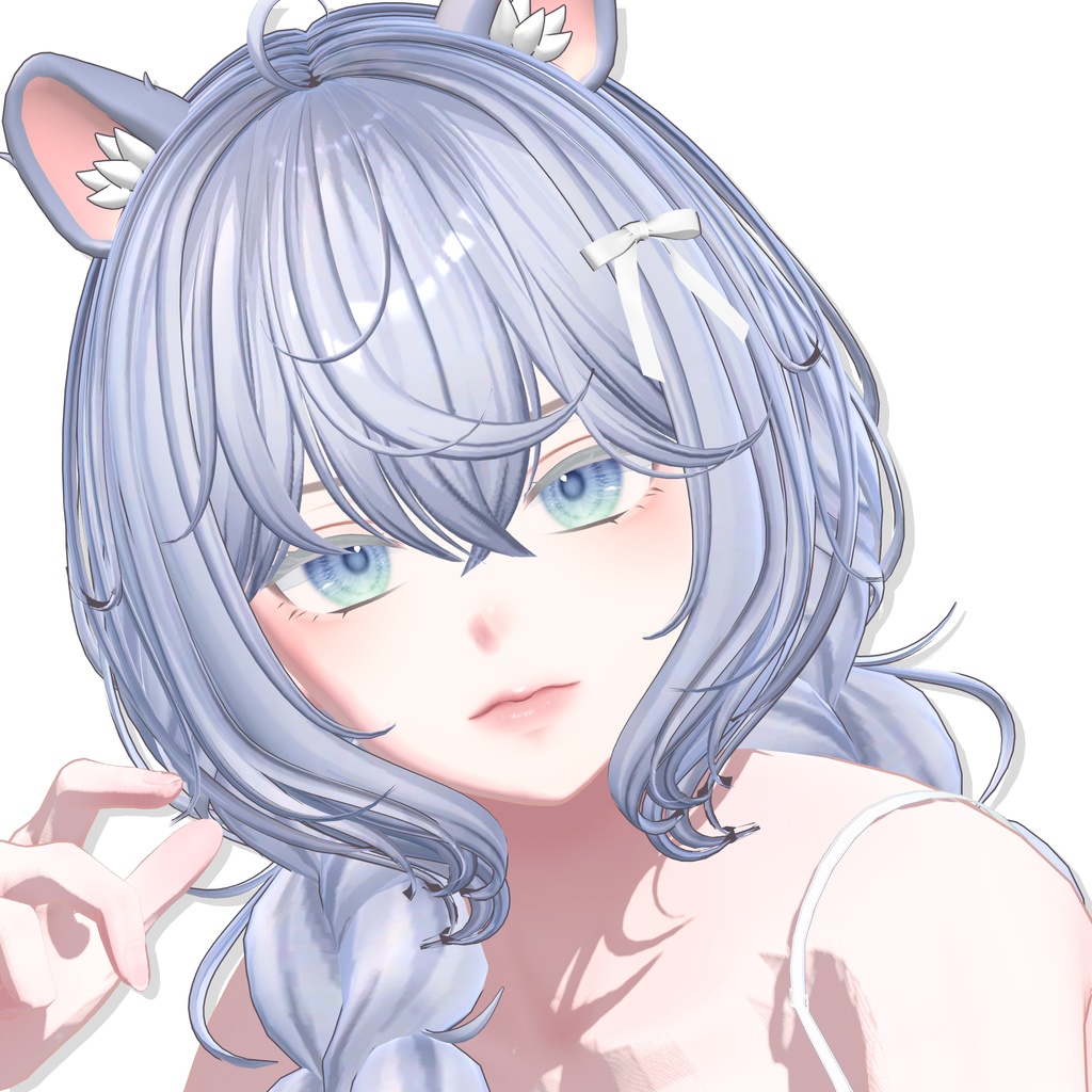 【12アバター対応】 Fluffy Braid Hair