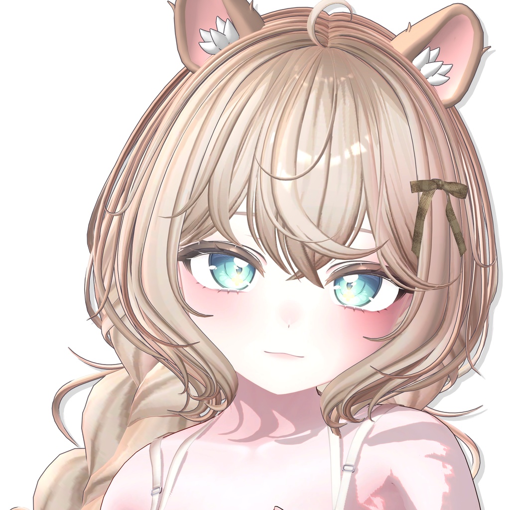 【12アバター対応】 Fluffy Braid Hair