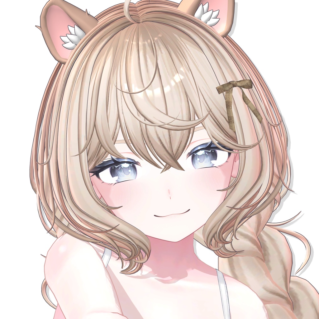 【12アバター対応】 Fluffy Braid Hair