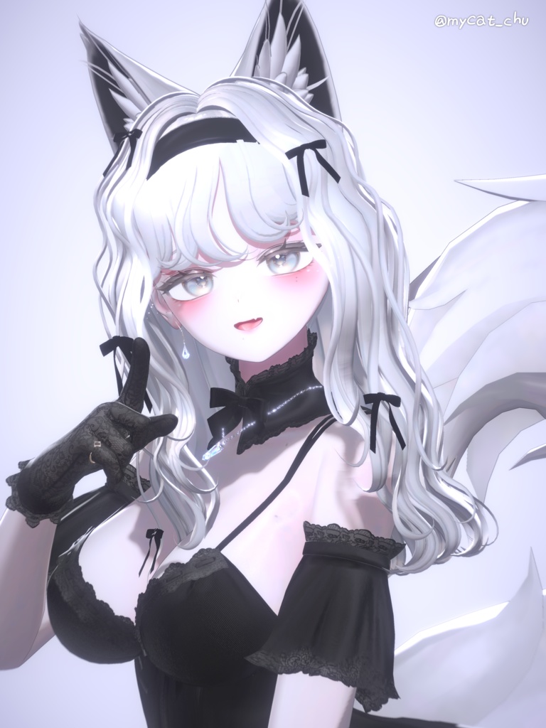 【12アバター対応】 Curly Bob Hair