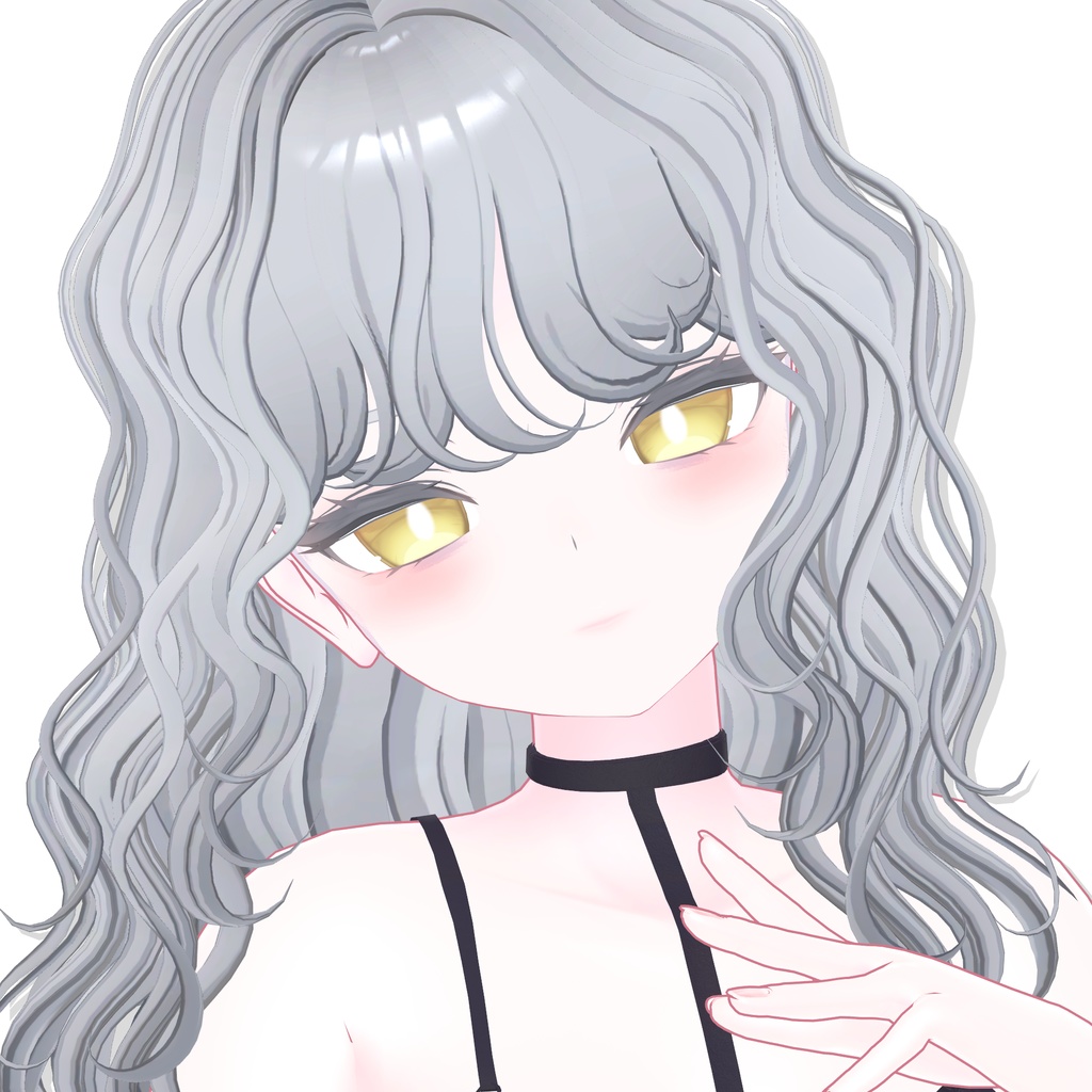 【12アバター対応】 Curly Bob Hair