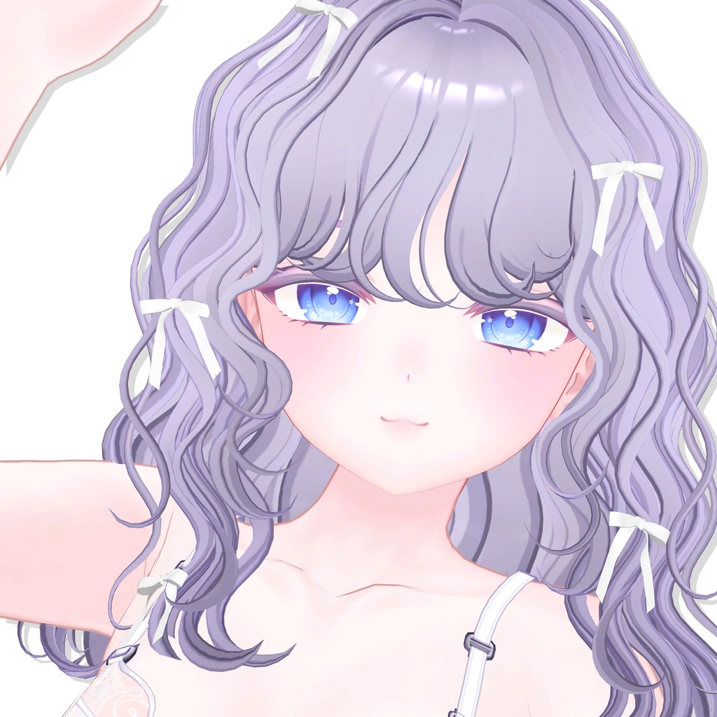 【12アバター対応】 Curly Bob Hair