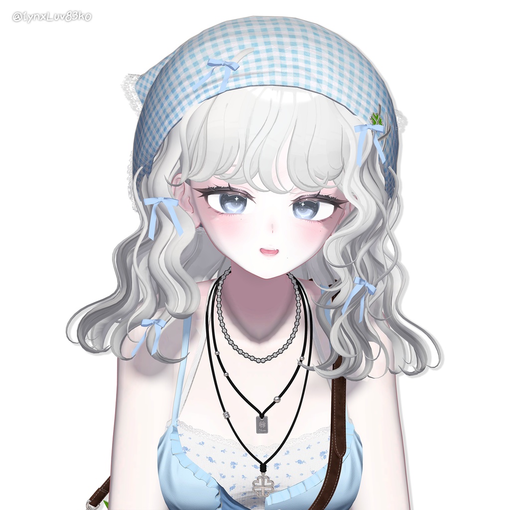 【12アバター対応】 Curly Bob Hair