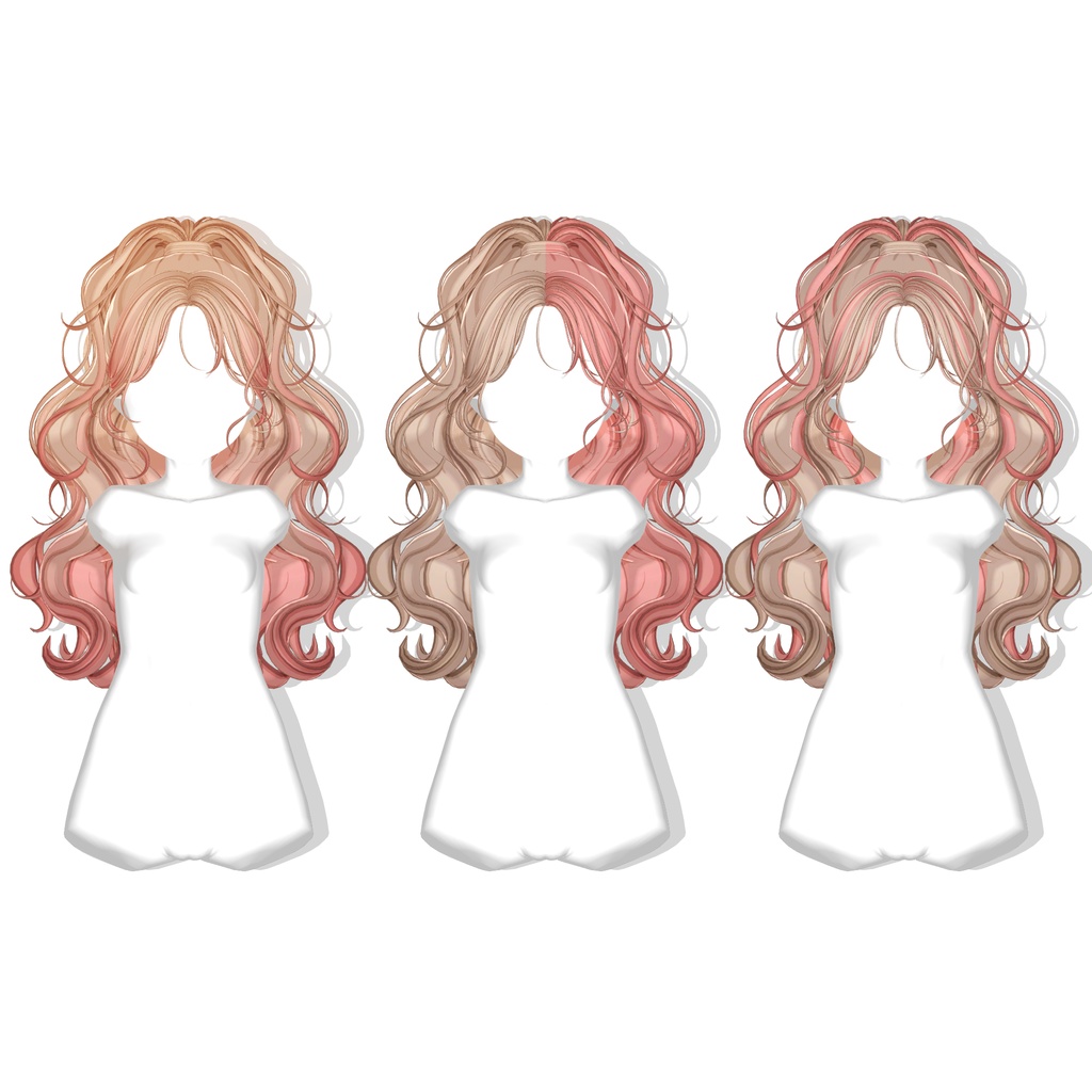 【13アバター対応】 Wavy Ponytail [ UPDATE ] 缩略图 4