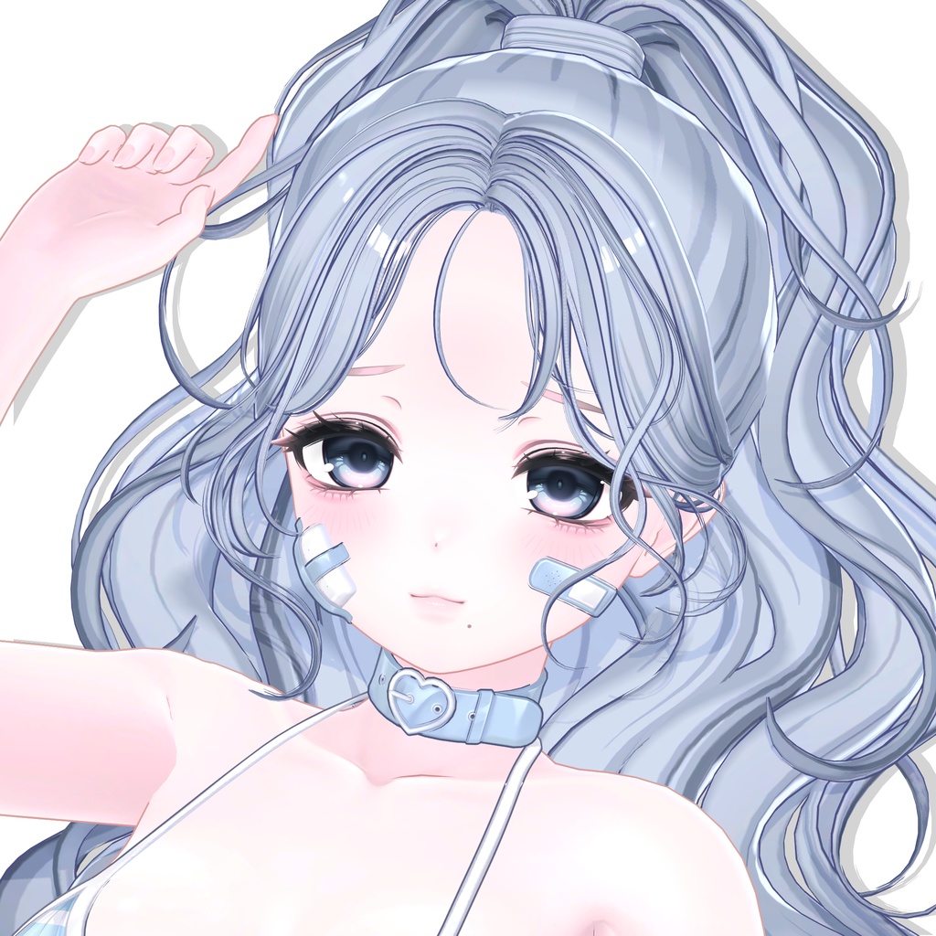 【13アバター対応】 Wavy Ponytail [ UPDATE ] 缩略图 15
