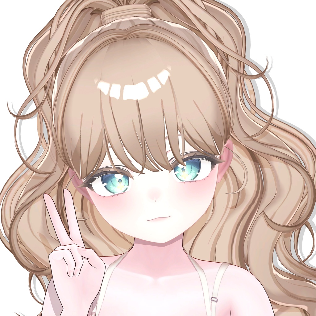 【13アバター対応】 Wavy Ponytail [ UPDATE ] 缩略图 6