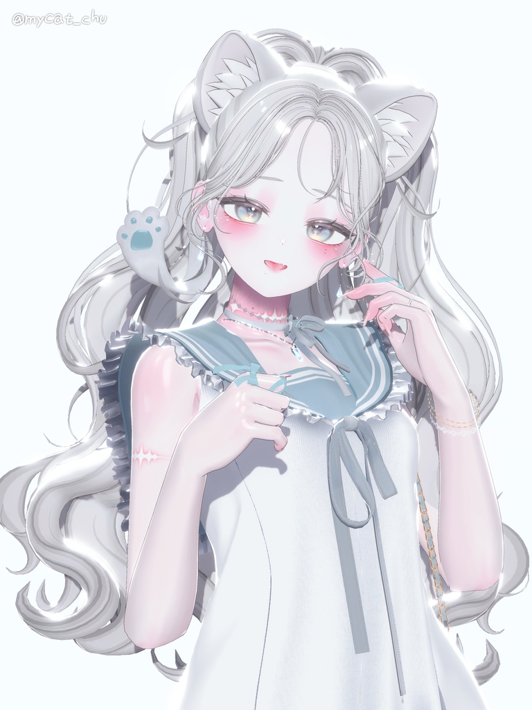 【13アバター対応】 Wavy Ponytail [ UPDATE ] 缩略图 28