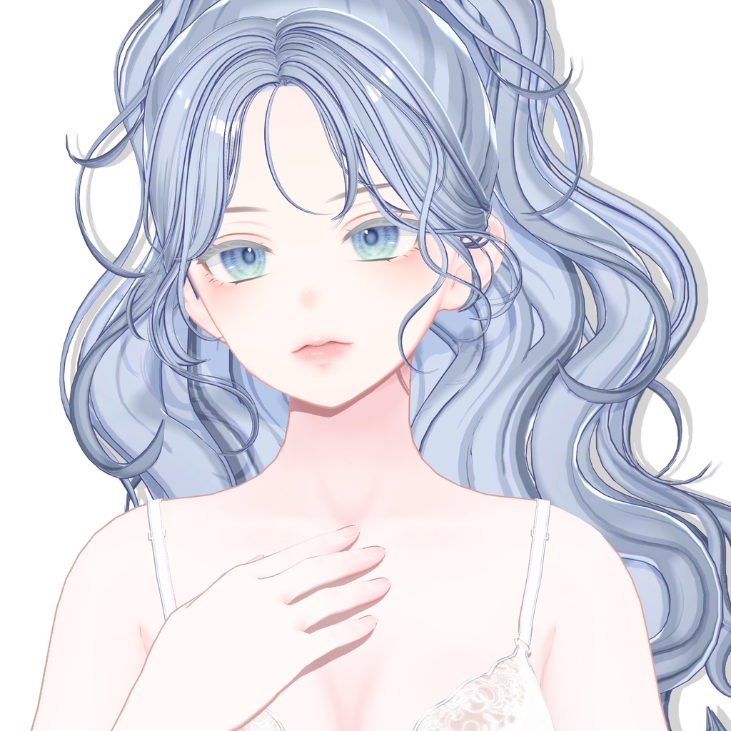 【13アバター対応】 Wavy Ponytail [ UPDATE ] 缩略图 8