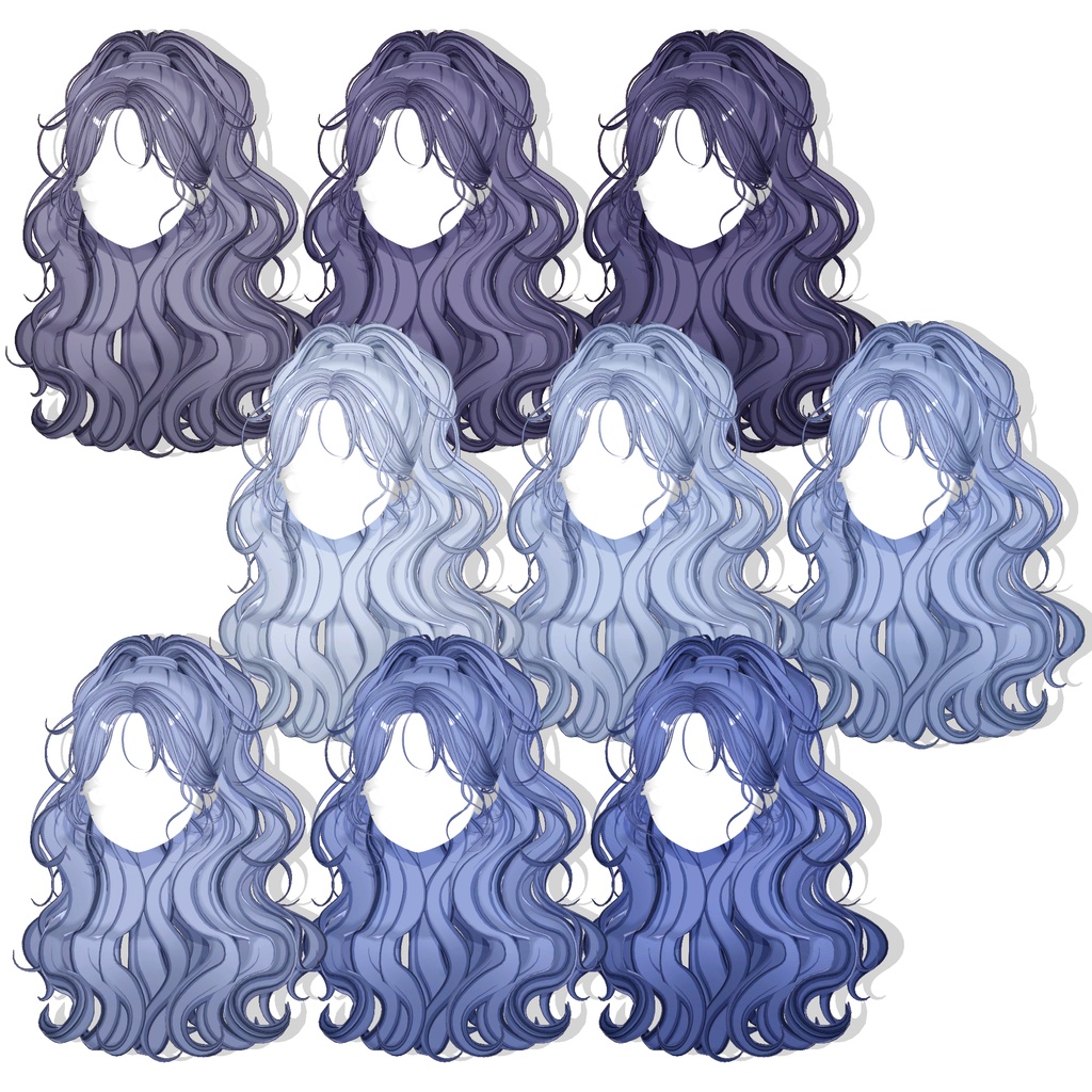 【13アバター対応】 Wavy Ponytail [ UPDATE ] 缩略图 22