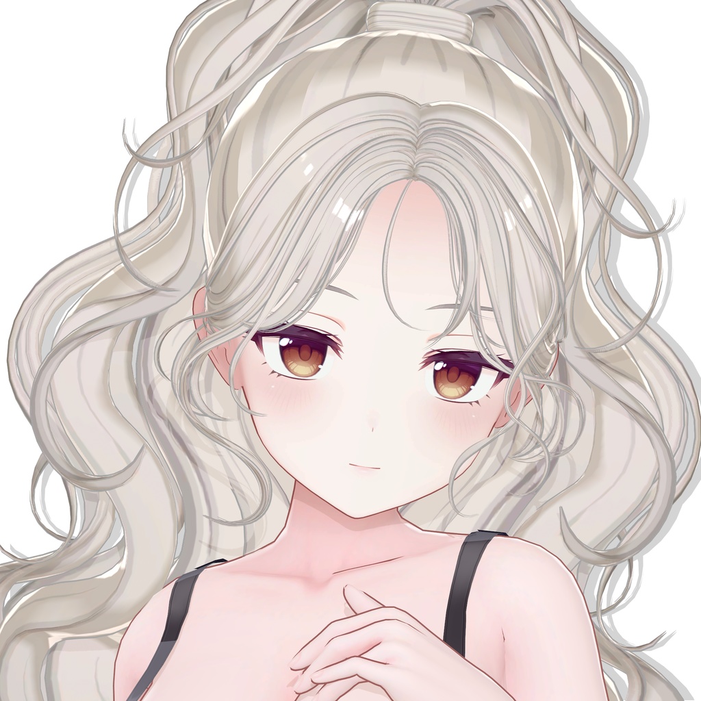 【13アバター対応】 Wavy Ponytail [ UPDATE ] 缩略图 13