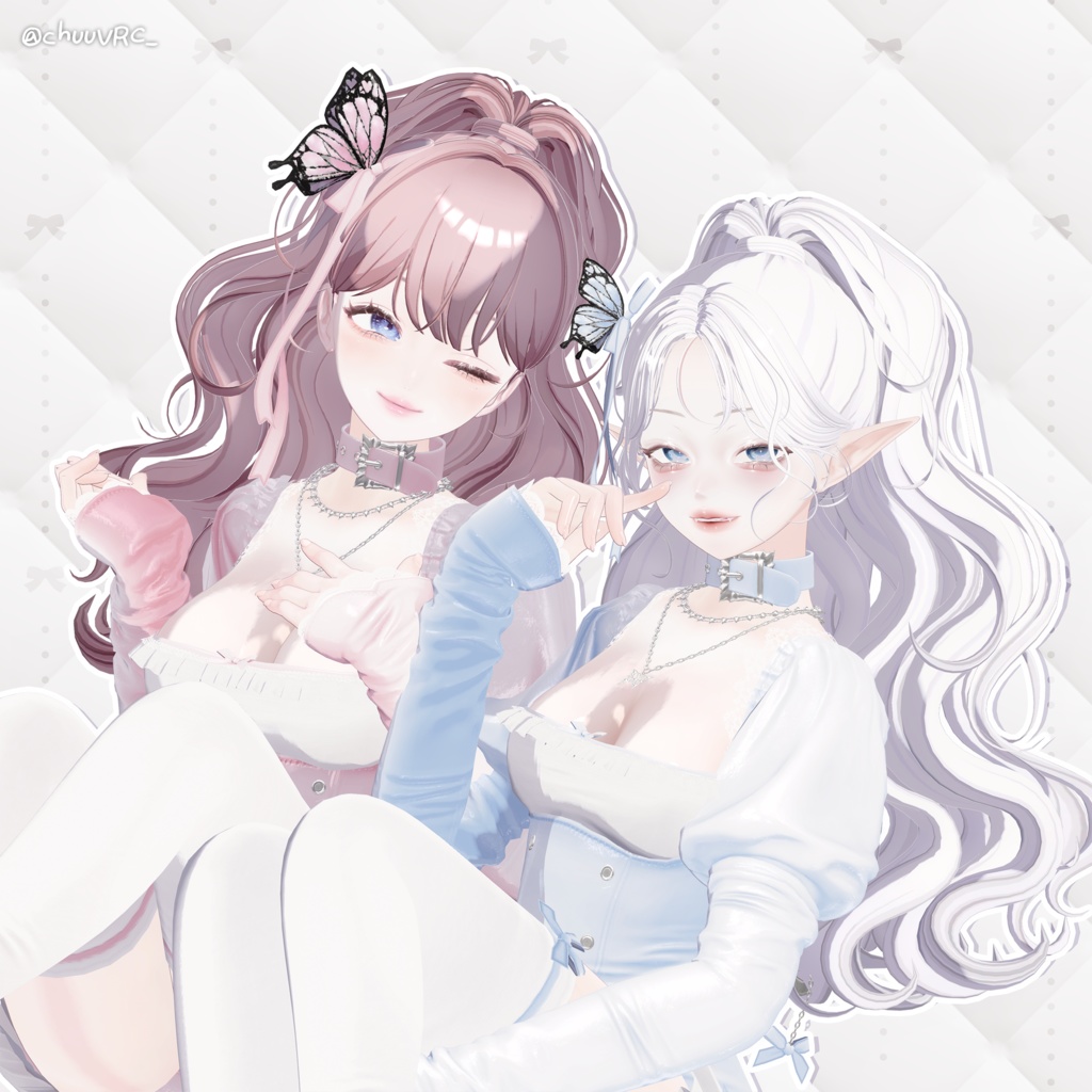 【13アバター対応】 Wavy Ponytail [ UPDATE ] 缩略图 24