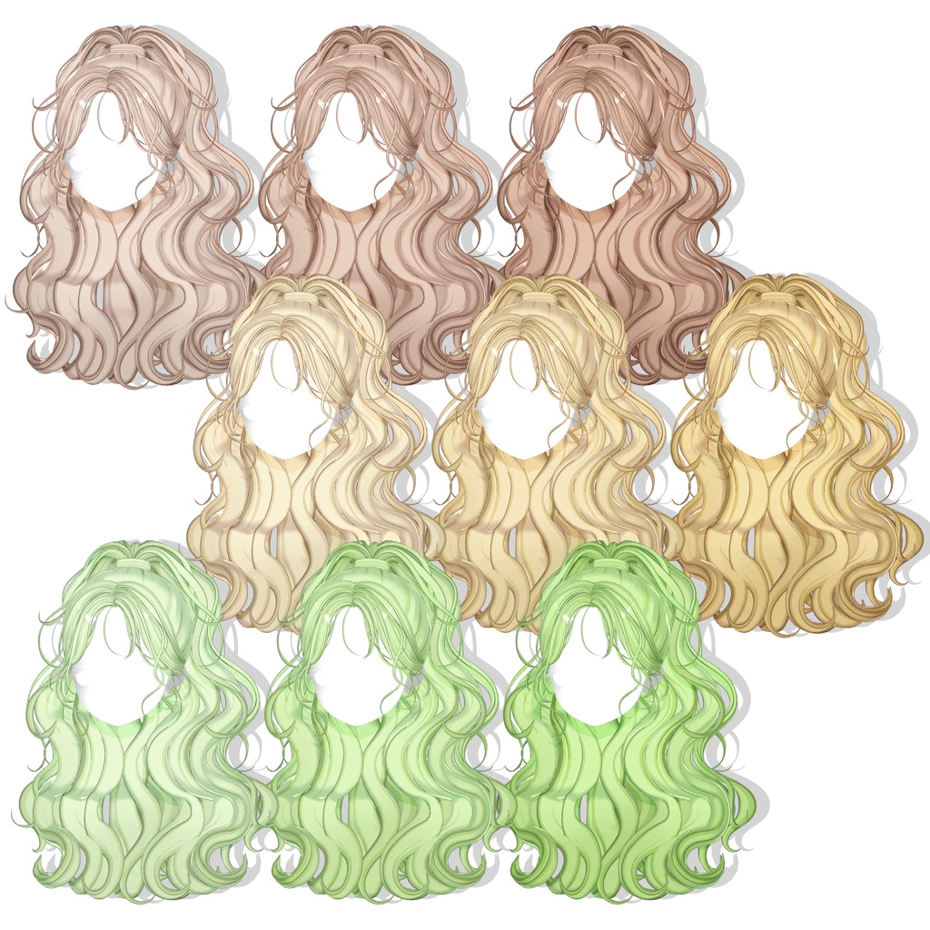 【13アバター対応】 Wavy Ponytail [ UPDATE ] 缩略图 19