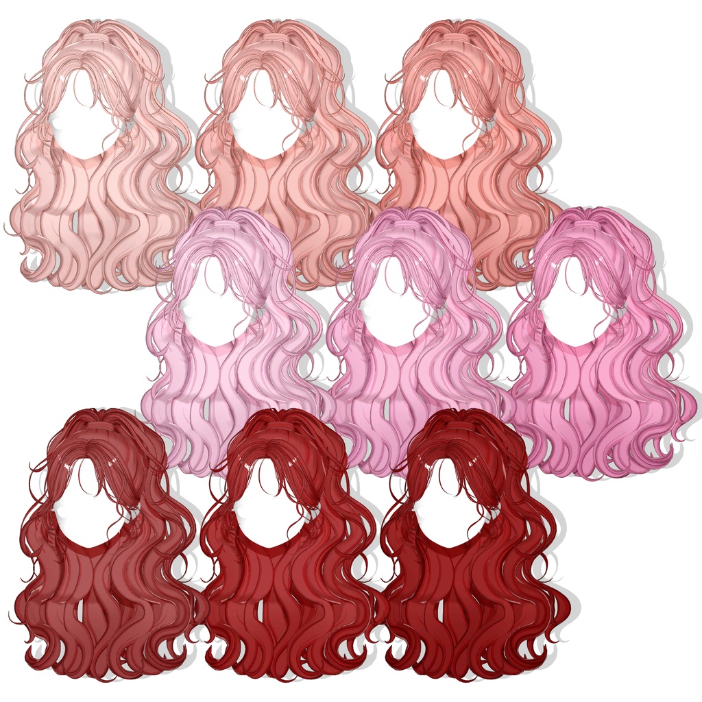 【13アバター対応】 Wavy Ponytail [ UPDATE ] 缩略图 20