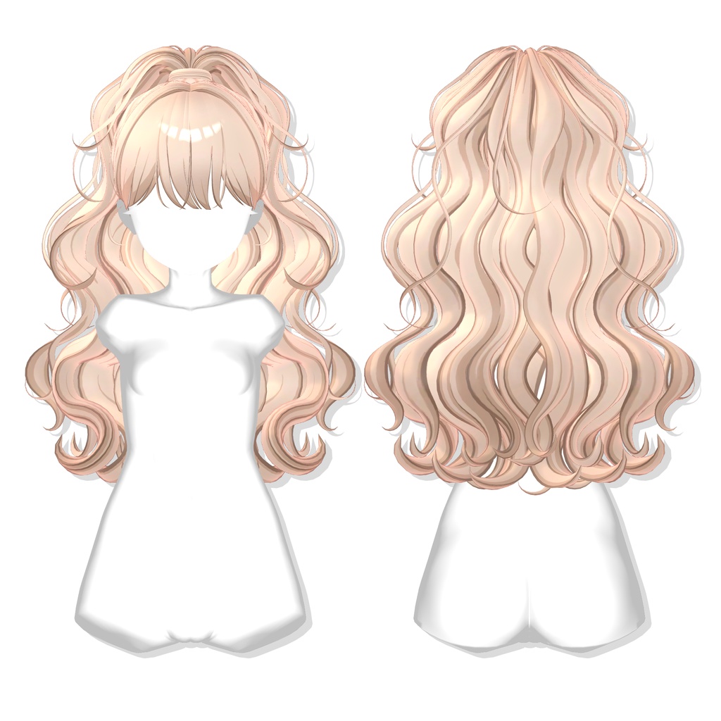 ✨30% OFF✨ 【13アバター対応】 Wavy Ponytail