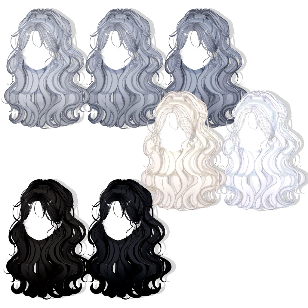 【13アバター対応】 Wavy Ponytail [ UPDATE ] 缩略图 23