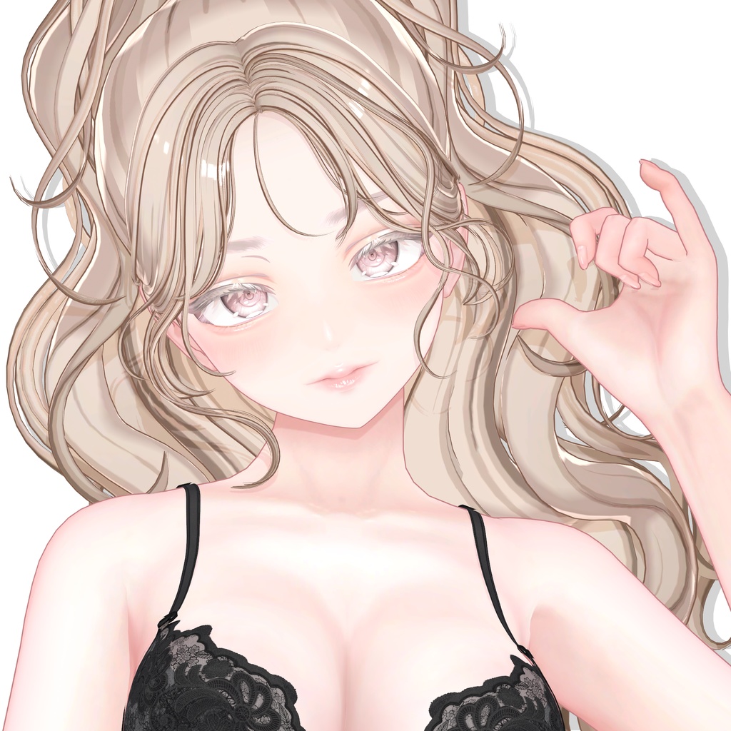 【13アバター対応】 Wavy Ponytail [ UPDATE ] 缩略图 14