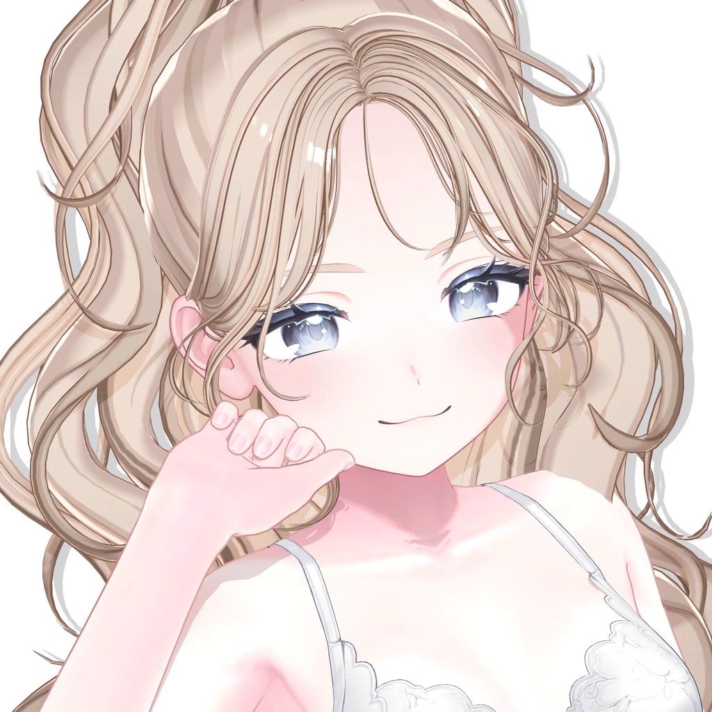 【13アバター対応】 Wavy Ponytail [ UPDATE ] 缩略图 11