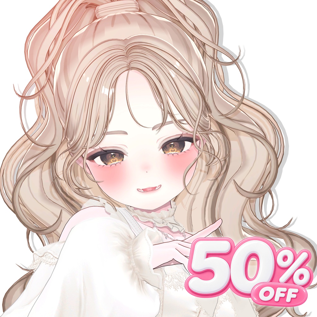🏖️GOOD BYE SUMMER 50% SALE 【13アバター対応】 Wavy Ponytail [ UPDATE ]