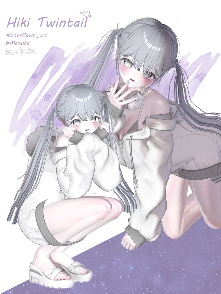 ✨30% OFF✨ 【12アバター対応】 Hiki Twintail