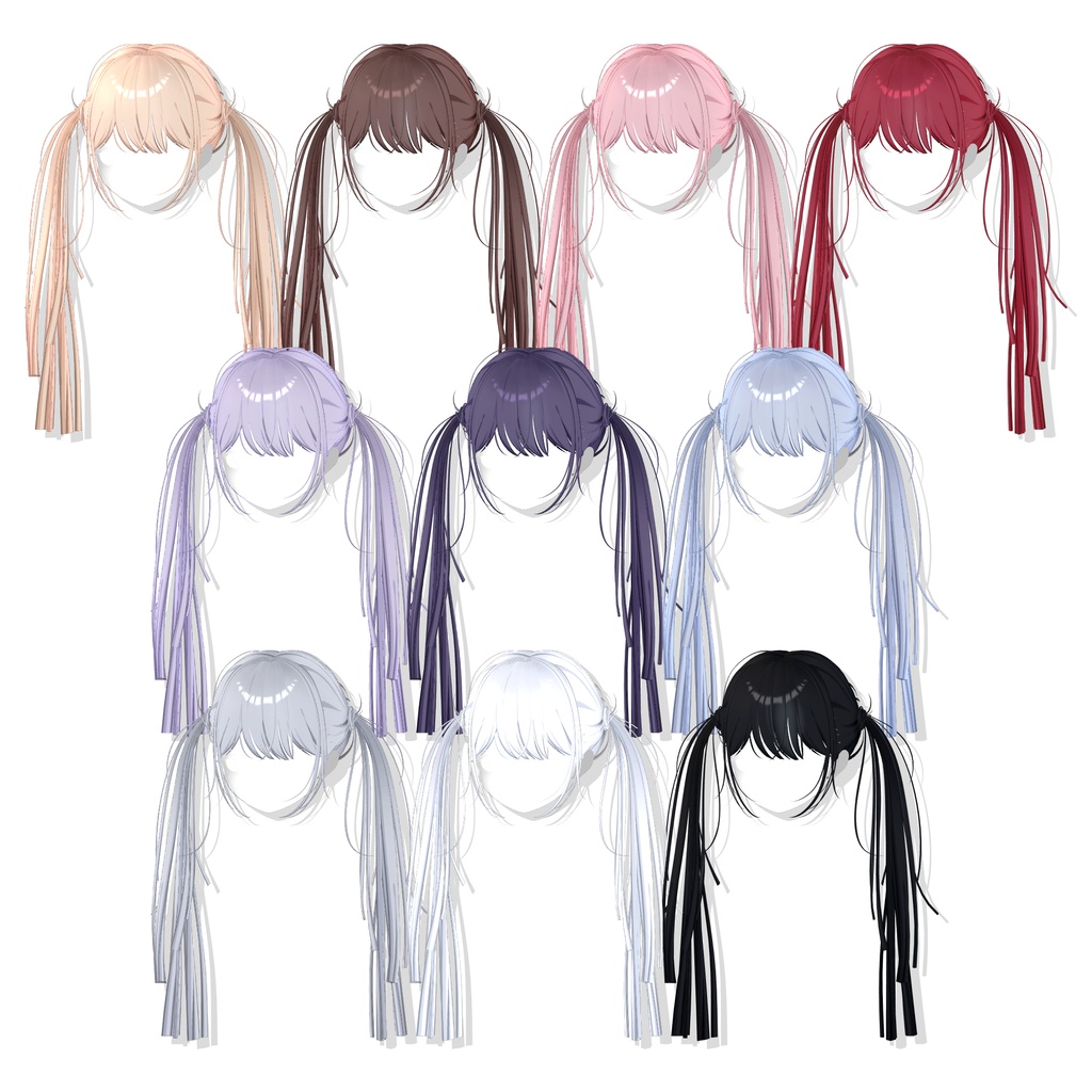 ✨30% OFF✨ 【12アバター対応】 Hiki Twintail