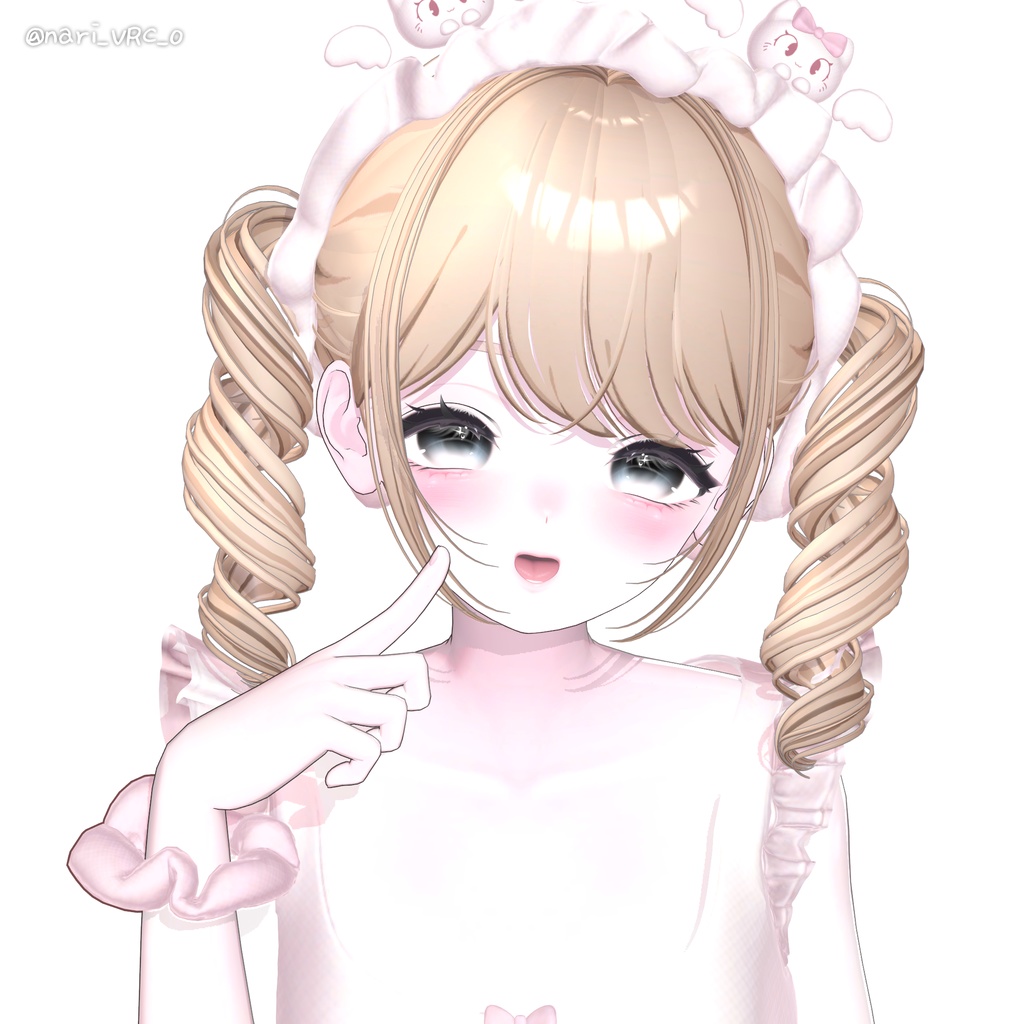 【12アバター対応】 Gothic Doll Hair