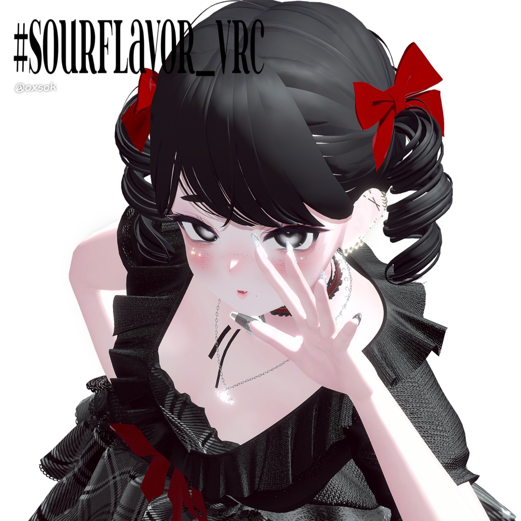 ✨30% OFF✨【12アバター対応】 Gothic Doll Hair