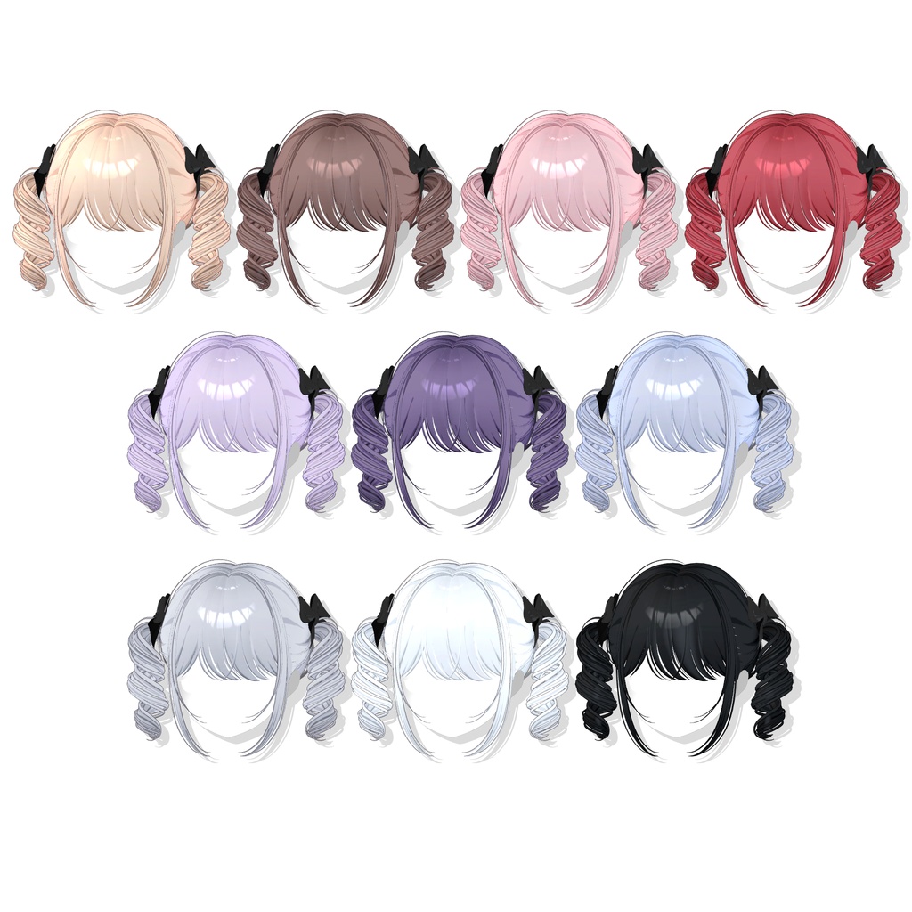 ✨30% OFF✨【12アバター対応】 Gothic Doll Hair