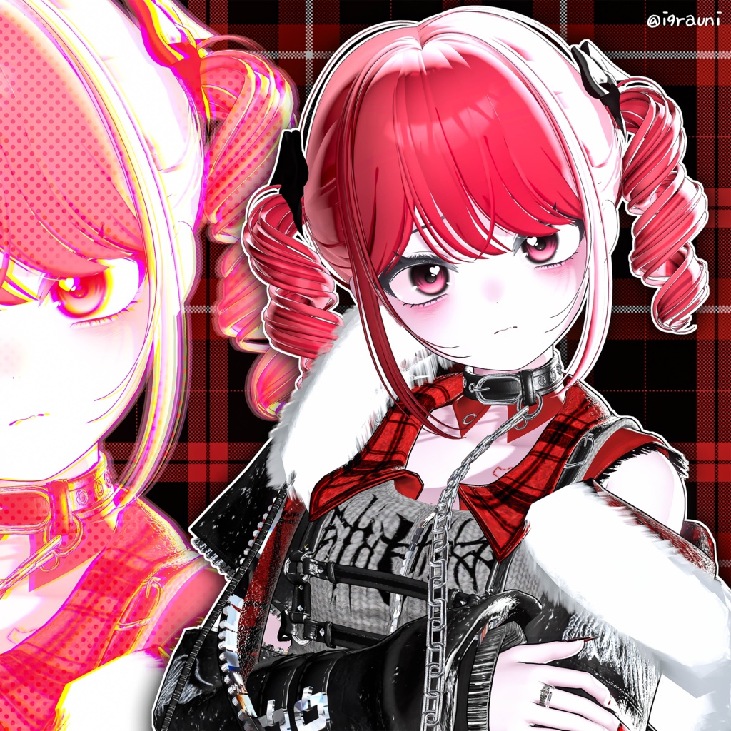 【12アバター対応】 Gothic Doll Hair