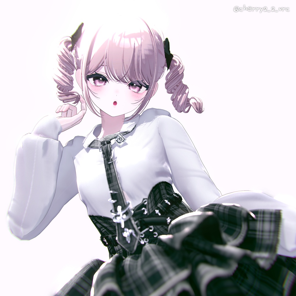 【12アバター対応】 Gothic Doll Hair