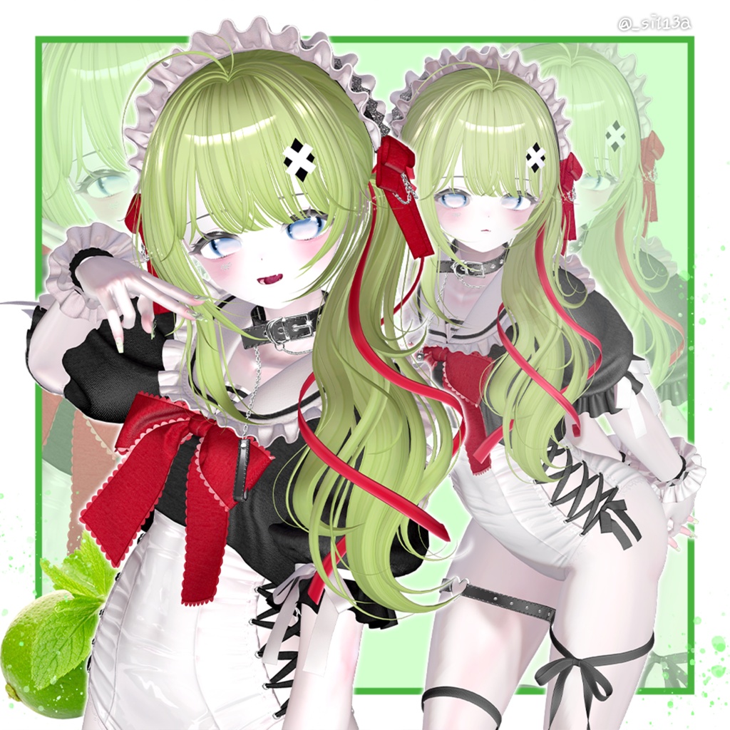 【12アバター対応】 Hazy Bloom Hair