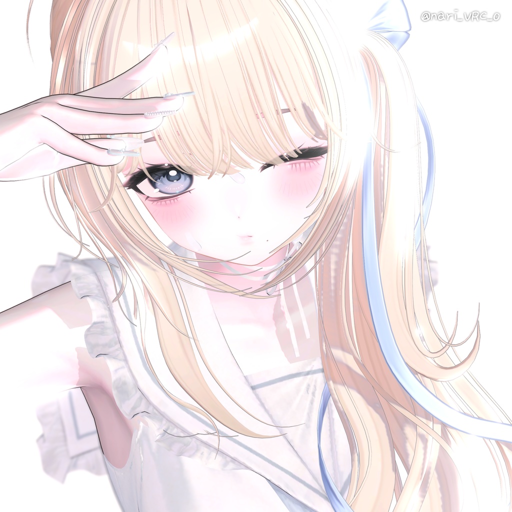 【12アバター対応】 Hazy Bloom Hair