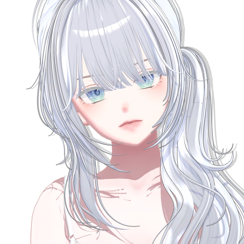 【12アバター対応】 Hazy Bloom Hair