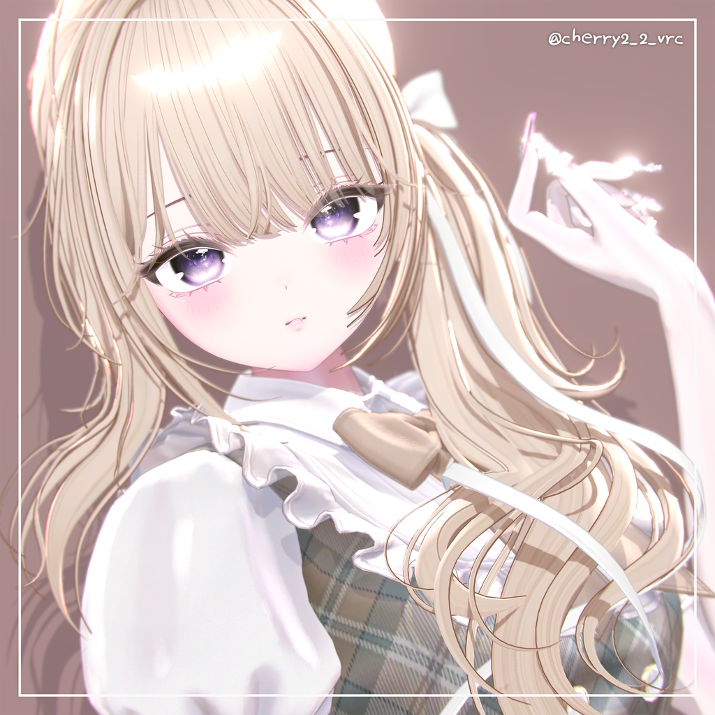 【12アバター対応】 Hazy Bloom Hair